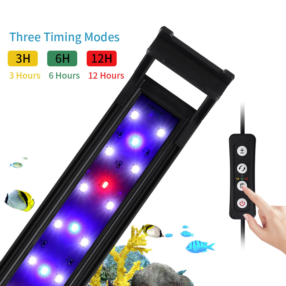 Reef Lighting - Akvaryum Braketi Işığının Ayarlanabilir Parlaklığı, Akvaryum