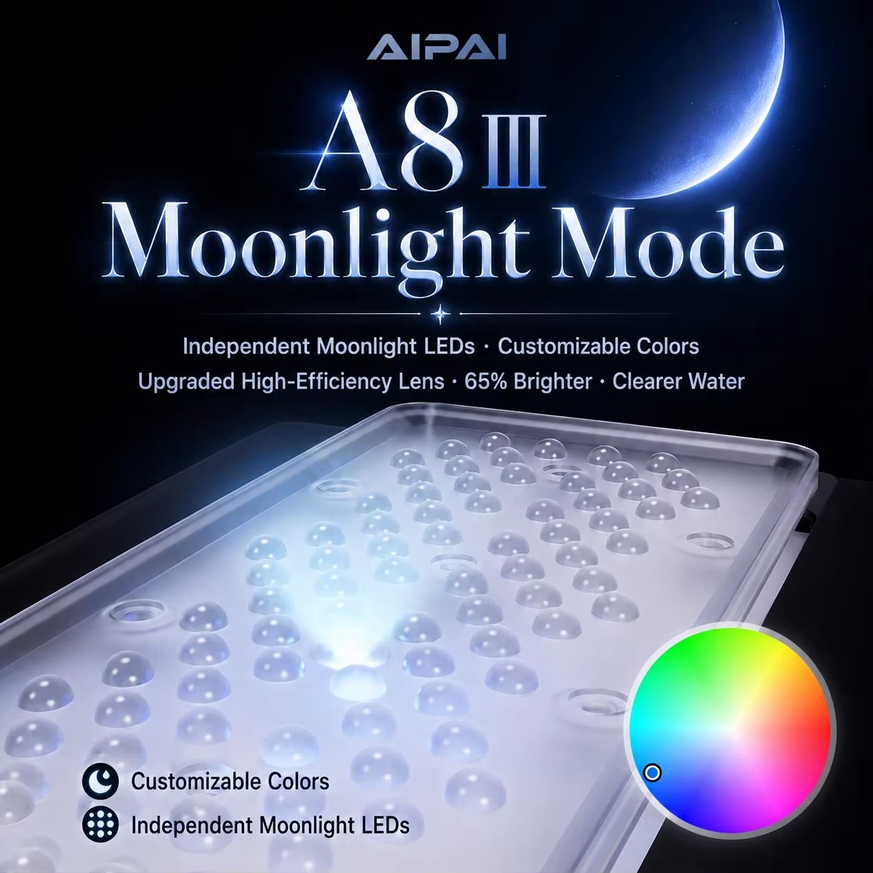 A8 Pro III Max 230W 8 Kanallı  - Reef Lighting incelemesi ve fiyatı