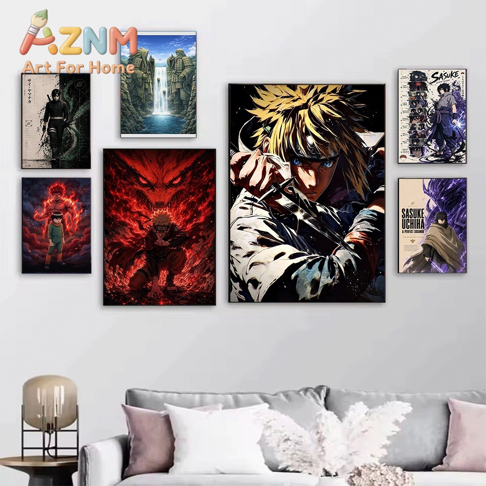 Anime Naruto Tuval Duvar Sanat - Live Rock incelemesi ve fiyatı