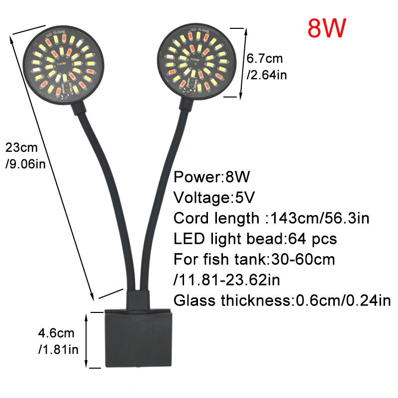 USB Akvaryum LED Işık Balık Ta - Aquarium Marine Lights incelemesi ve fiyatı